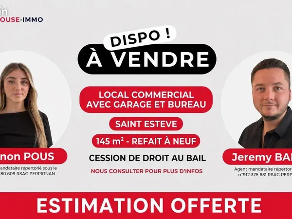 Local commercial 145 m² saint esteve