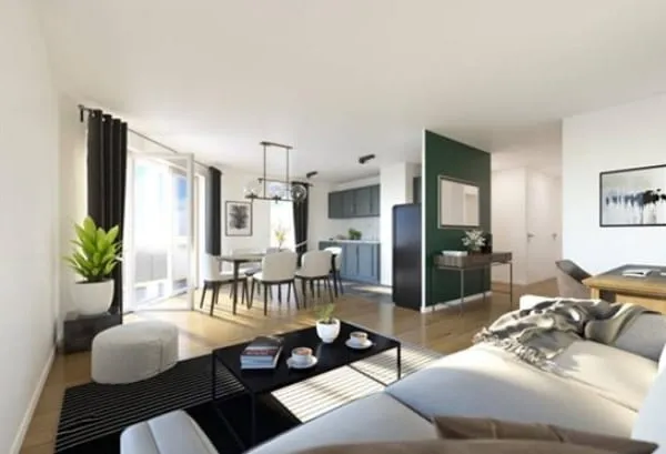 Studio 1 pièce 31 m²