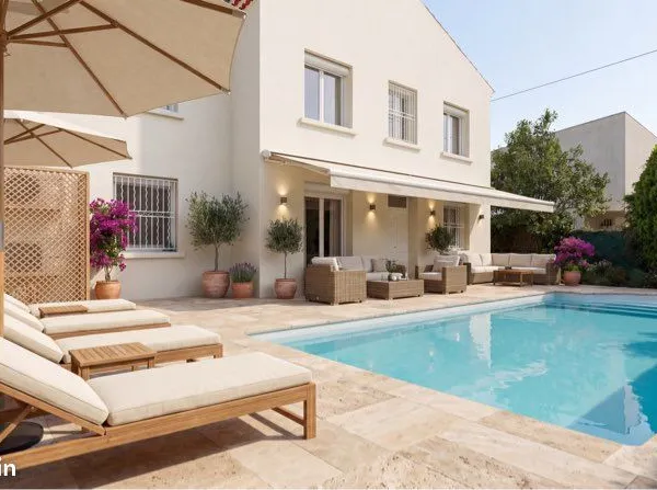 PLAIN PIED 111m2 SÉJOUR 70 m2 PISCINE 32m2