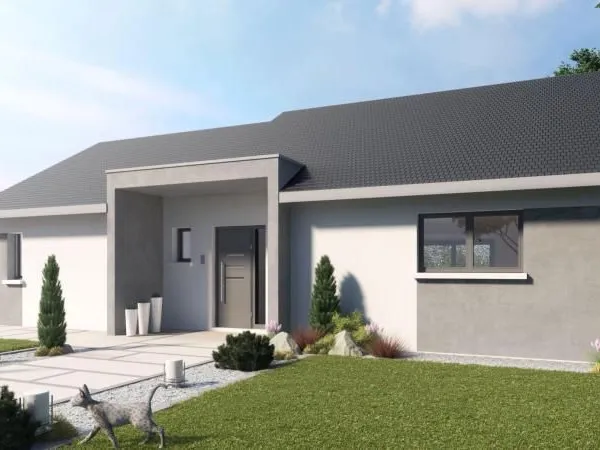 Prox Colmar, Horbourg-Wihr, maison neuve 3 chambres 90 m² hab 5.80 ares