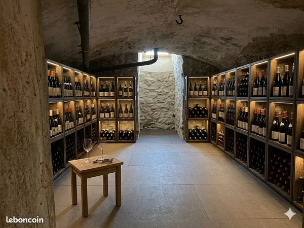 Cave à vin naturelle voûtée 25m² restaurée