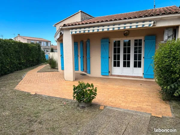 Maison plein pied d'angle