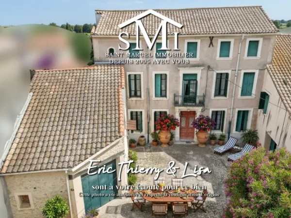 Grande Maison de Maître + Dépendances (468 m2 total) Proch