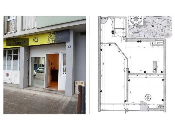 Part. Loue LOCAL ACTIVITES + BUREAUX 55m2 - idéal ARTISAN