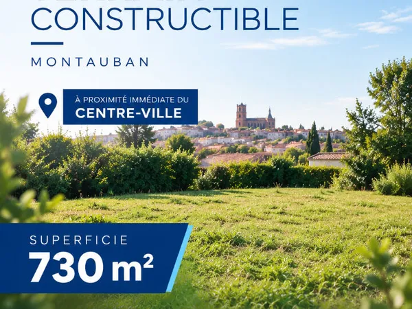 Terrain 730 m²