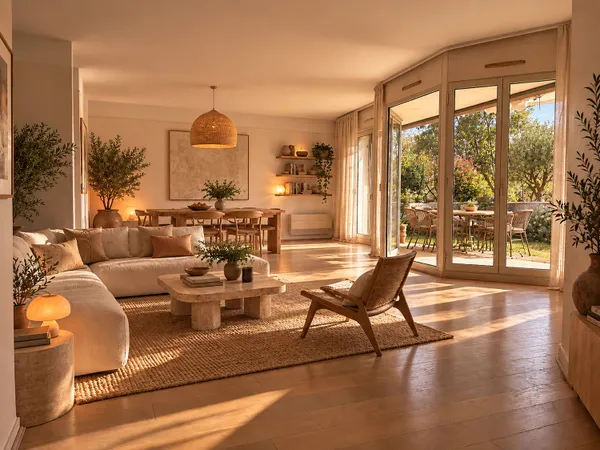 Vends appartement avec jardin privatif - 93m²