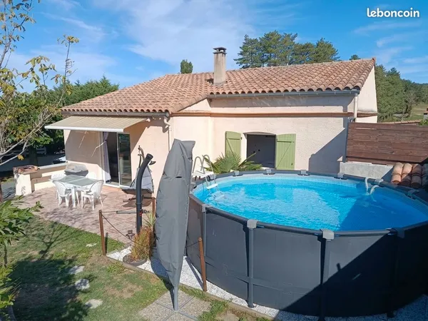 Maison familiale de plein pied avec jardin - Verdun-en-Lauragais (11400)