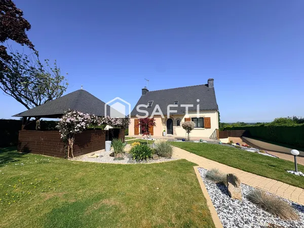 MAGNIFIQUE MAISON NEO BRETONNE SUR SOUS SOL DE 123 M2 SUR TERRAIN DE 3450 M2 A SAINT THURIAU