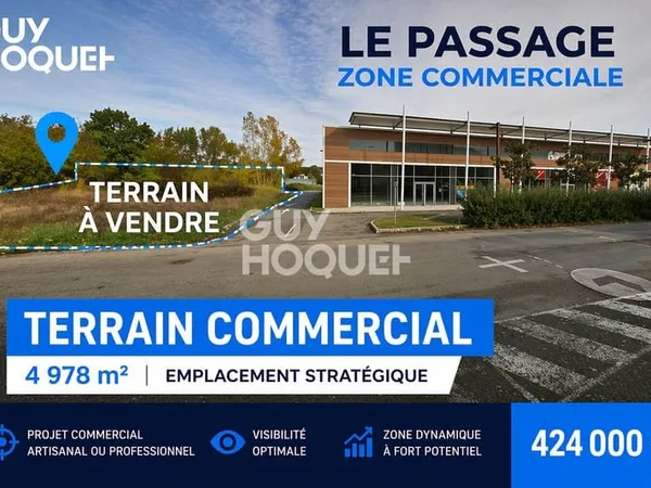 Terrain professionnel 5 000 m² ? Emplacement stratégique
