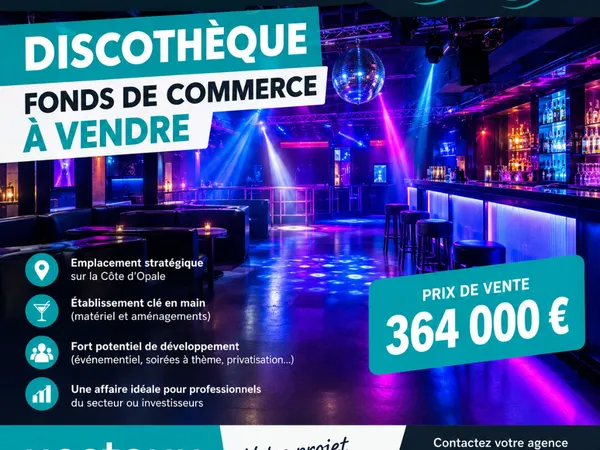 Fonds de commerce Discothèque sur la Côte d'opale