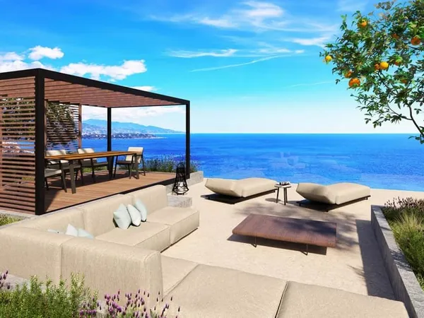 CAP D'AIL - Région PACA - Vente Appartement 4 pièces neuf de prestige - Dernier étage - Vue mer