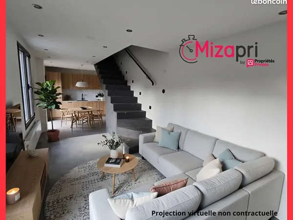 Maison 2 pièces 54 m²