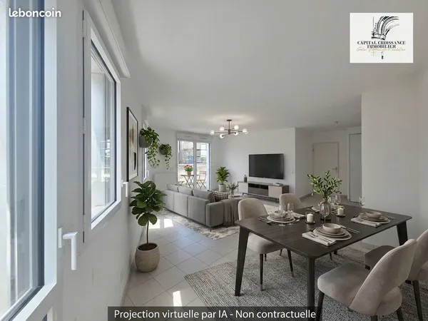 Appartement 3 pièces 66 m²