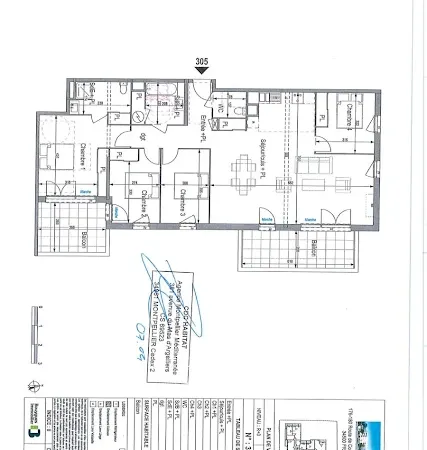 Appartement 5 pièces 118 m²
