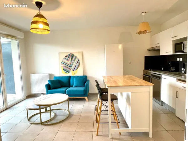 Appartement meublé 2 pièces 40m2