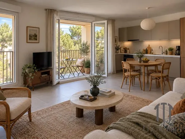 T3 de 59 m² avec balcon - Istres, secteur Sud