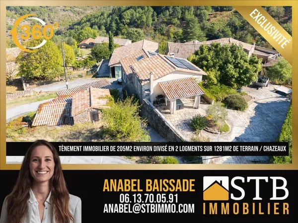 Ensemble immobilier avec piscine - Chazeaux