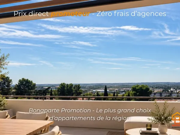 3 CHAMBRES EN DERNIER ÉTAGE, VUE EXCEPTIONNELLE, TERRASSE DE 15 M² - LIVRAISON DÉBUT 2027