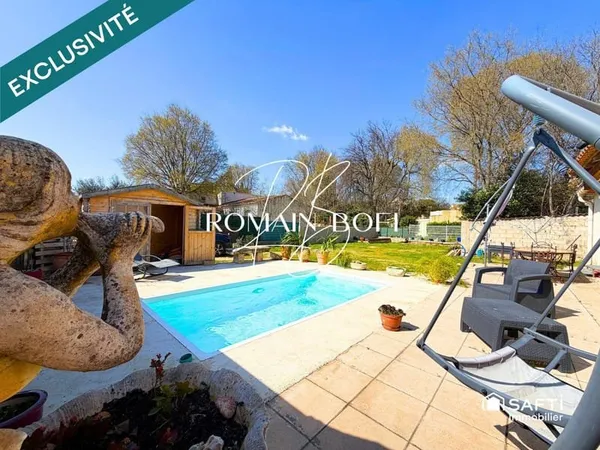 Maison 3 pièces de 84m2 sur 509m2 de terrain avec piscine