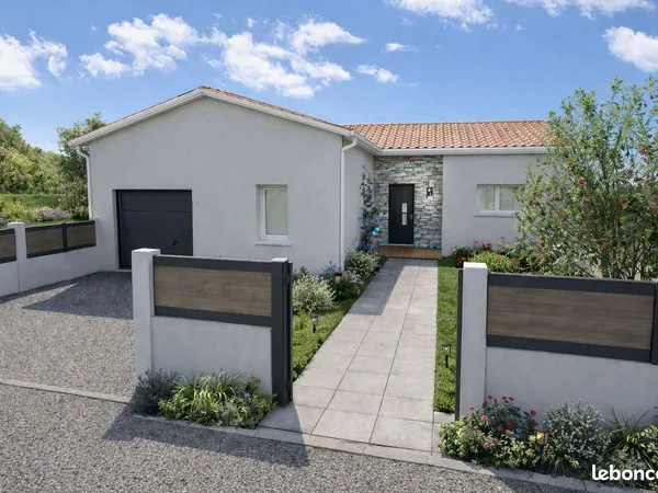 Projet de construction d'une maison 94 m² avec terrain à MEDIS (17)