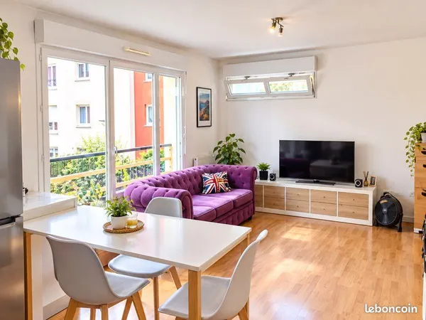T3 54 m² au calme - 2 chambres - Parking sous-sol - Résidence 2013 - DPE C