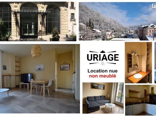 RARE À URIAGE-LES-BAINS - T2 rénové de 46 m² avec parking et cave - Location nue