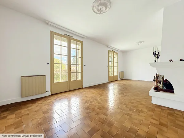 VERTOU - MAISON DE PLAIN PIED 3 CHAMBRES GRAND JARDIN GARAGE COMMERCES