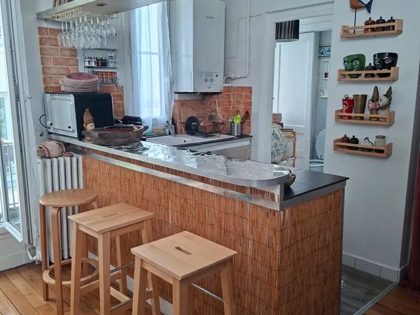 PARIS 17e - BROCHANT | 2 PIÈCES DUPLEX | 45 m² AU SOL | DERNIER ÉTAGE | 295 000
