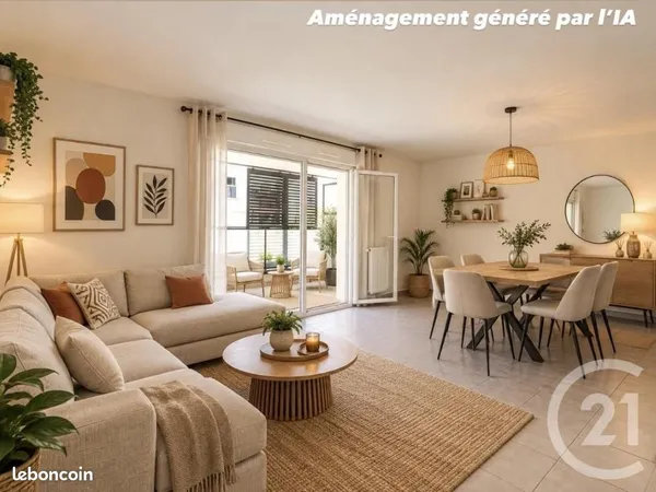 Appartement 3 pièces 62 m²