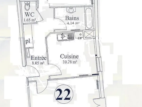 Location appt 2 pièces