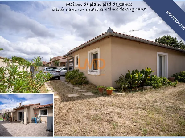 Maison de plain pied de 93,28m2 à Cugnaux