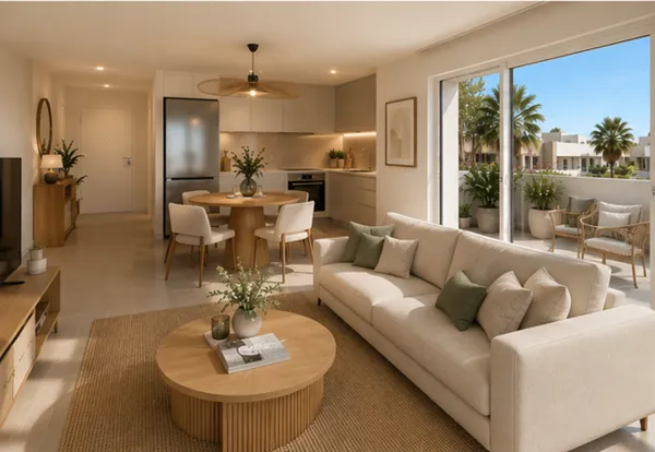 - 2 pièces NEUF 39m² avec terrasse au coeur de Marseillan, à 2 pas du vieux port