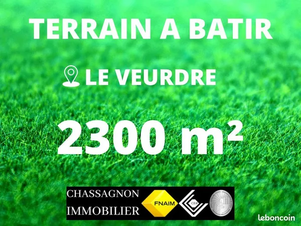 Terrain 2286 m² Le Veurdre