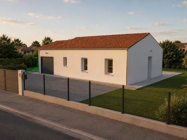 Projet de construction d'une maison 69.93 m² avec terrain à LES MARTRES-D'ARTIERE (63)