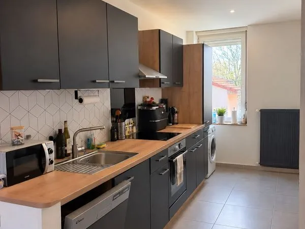 À louer - Bel appartement mueblé de 2 pièces de 60 m² - Boulange (57)