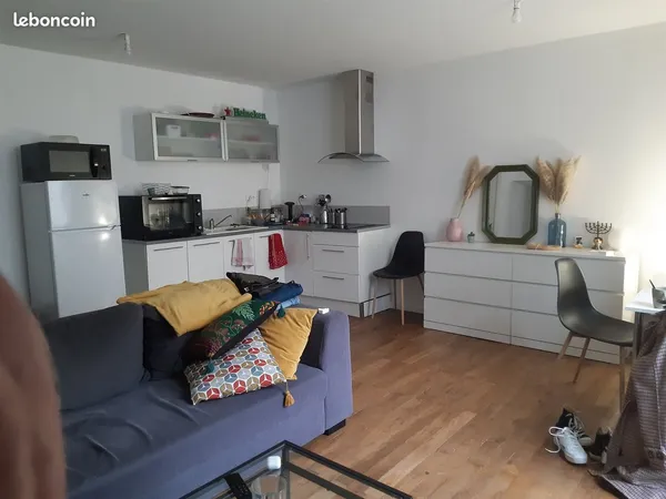 T2 meublé 50 m2 au rez-de-chaussée