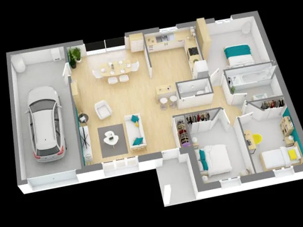 Maison neuve 4 pièces 82 m²