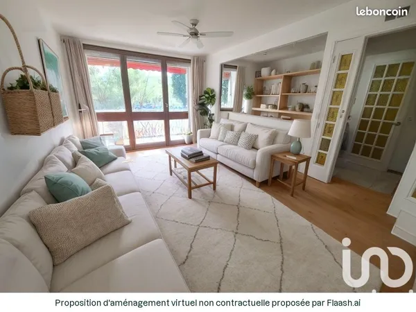 Appartement 3 pièces 63 m²