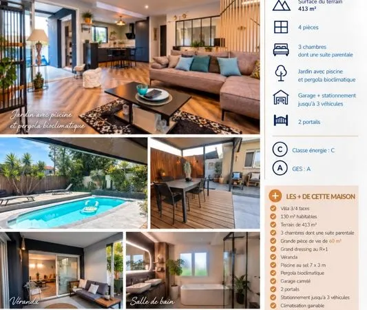 Maison 4 pièces 130 m2