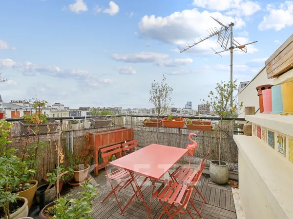 Paris 18ème - Penthouse avec terrasse