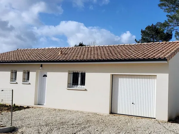 Maison neuve 4 pièces 80 m² + garage isolé 20 m2 - 2025