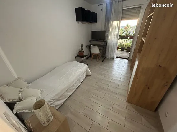 Chambre meublée en colocation - nice arenas