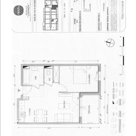 Appartement 2 pièces 41 m²