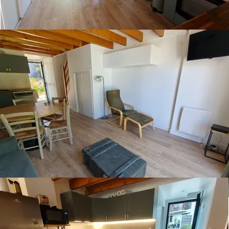 Joli duplex T3 meublé au bord du golf de l'Odet avec terrasse