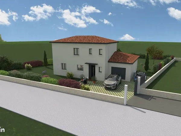 Maison Neuve Contemporaine - Terrain Plat Viabilisé