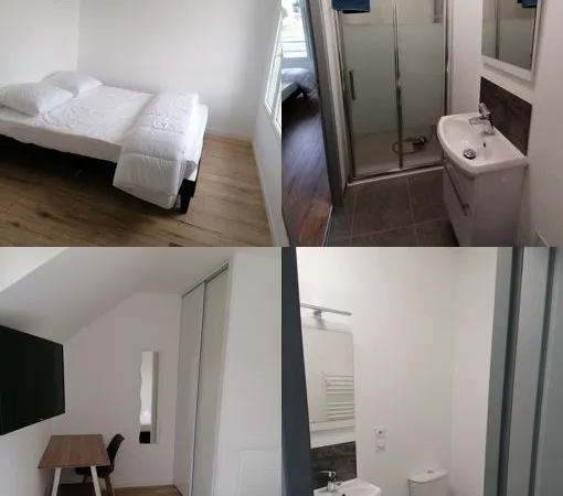 Chambre en colocation avec salle de bain individuelle