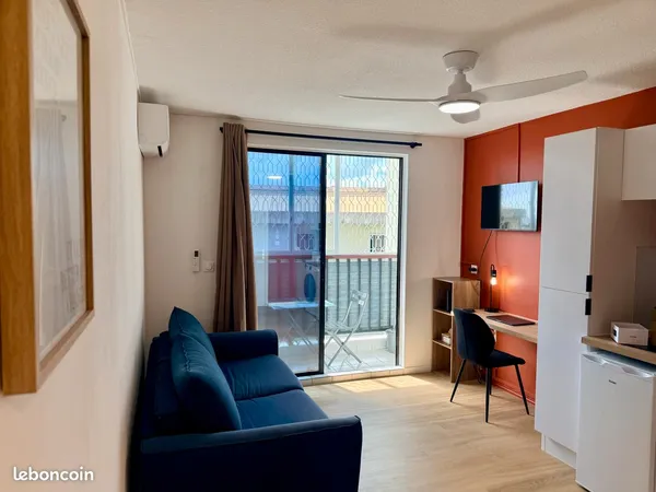 A LOUER - Studio meublé à Chateauboeuf (FDF), proche CHU - 625/mois