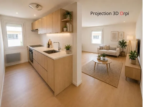Appartement 2 pièces 47 m²