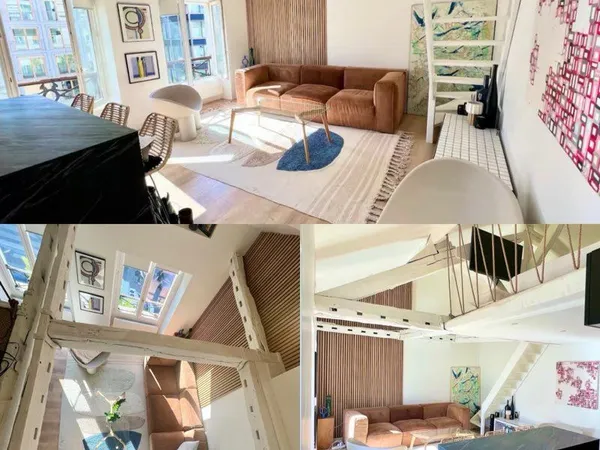 Loft parisien loc 1-2 mois Paris 10ème