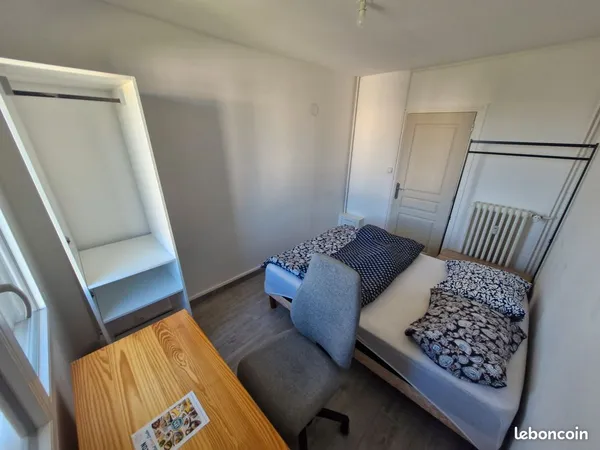 Location chambre estudiantine / jeune travailleur - Proche tram et centre de Caen